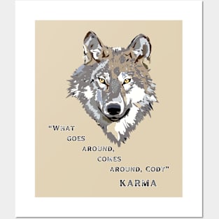 Wolf Karma Posters and Art